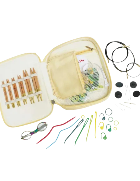 Palillos cortos Intercambiables KnitPro Basix Beginner's