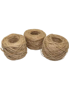 Cordel Yute natural 1, 2 o 3 mm (tipo cañamo) biodegradable
