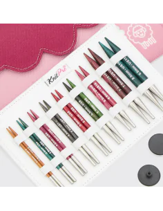 Palillos Intercambiables Cortos Premium Dreamz 10 cm KnitPro 2
