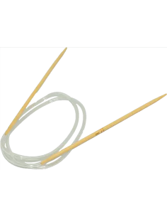 Palillo circular 80 cm bambú 2.5-12mm knitting needles 2
