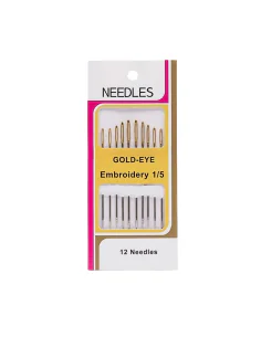 Agujas 1/5 para coser y bordar Embroidery 1/5 No.300E5