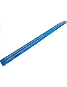 Palillos de Aluminio 2,5 a 15 mm 35cm para tejer lana o hilo 2